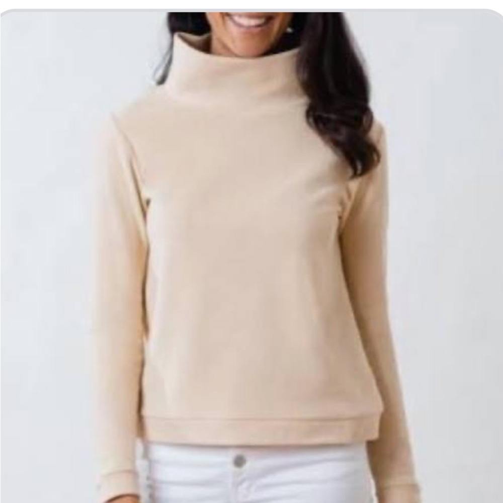 Dudley Stephens Park Slope Vello Fleece in Natural Blush M